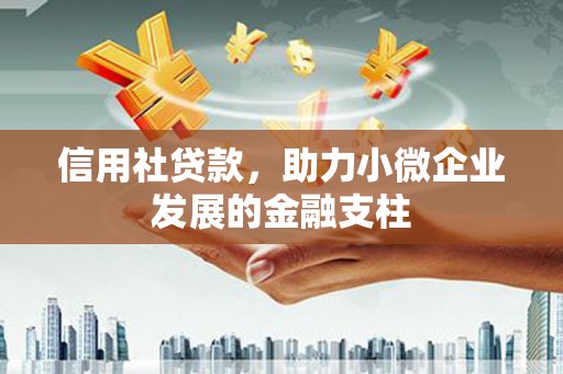 武隆信用社贷款，助力小微企业发展的金融支柱