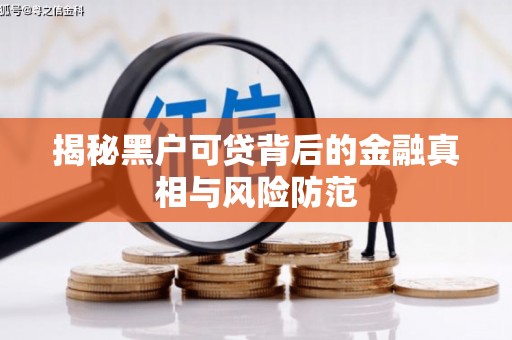 顺平揭秘黑户可贷背后的金融真相与风险防范