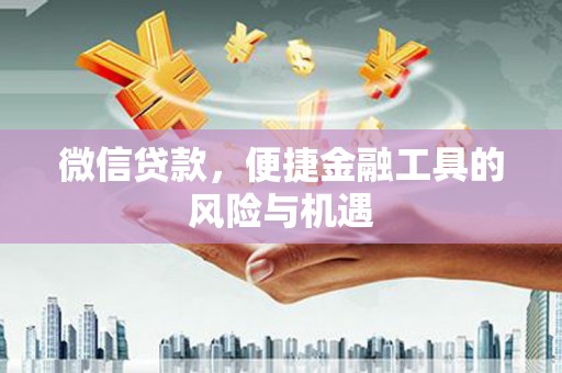 固镇微信贷款，便捷金融工具的风险与机遇