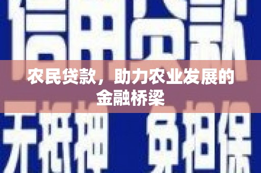 秦汉农民贷款，助力农业发展的金融桥梁