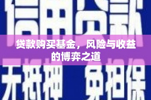 仁和贷款购买基金，风险与收益的博弈之道