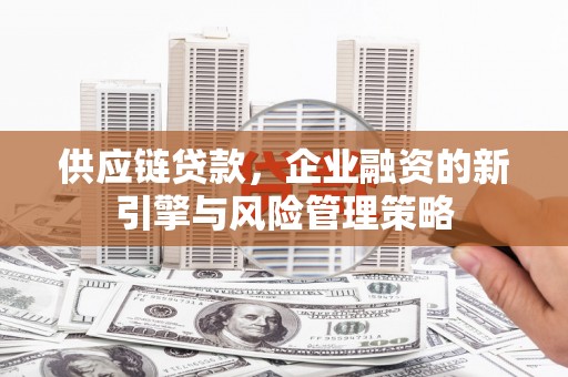 清水河供应链贷款，企业融资的新引擎与风险管理策略