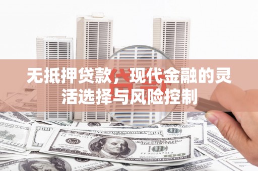 新晃无抵押贷款，现代金融的灵活选择与风险控制