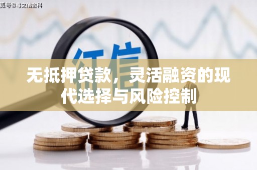 新屋无抵押贷款，灵活融资的现代选择与风险控制