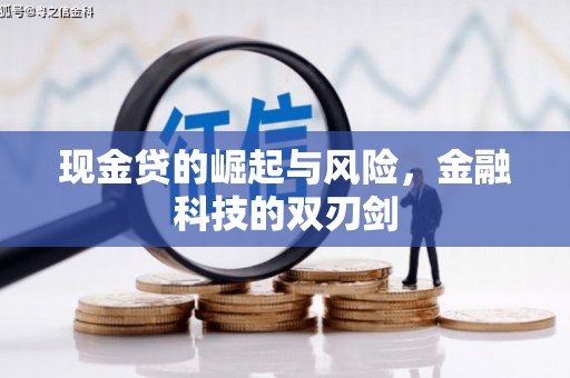 鹤峰现金贷的崛起与风险，金融科技的双刃剑