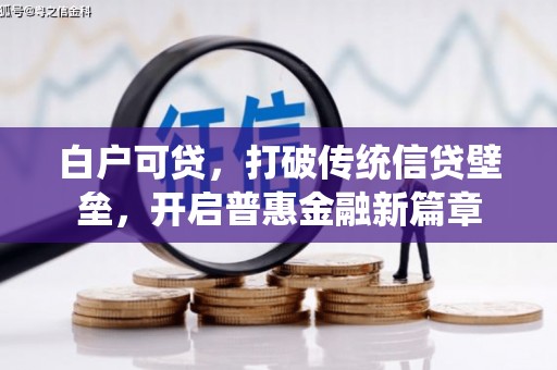 南华白户可贷，打破传统信贷壁垒，开启普惠金融新篇章
