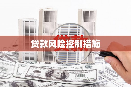 阳高贷款风险控制措施